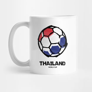 Thailand Football Country Flag Mug